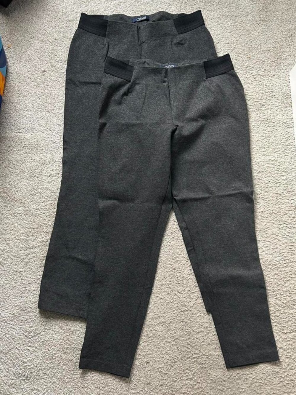 2 Chaps Stretch Pants sz L